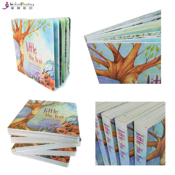 libro educativo del bordo dei bambini delicati su ordinazione di servizi di stampa della carta patinata 350gsm