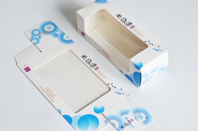 Cartoni di imballaggio pieghevoli con logo personalizzato per pasticceria biscotti regalo con finestra di plastica trasparente 8