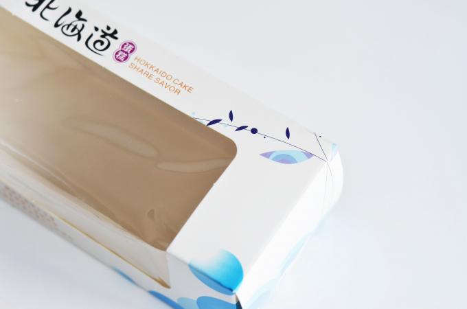 Cartoni di imballaggio pieghevoli con logo personalizzato per pasticceria biscotti regalo con finestra di plastica trasparente 9