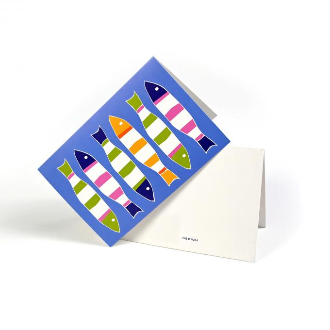 OEM Cartolina di ringraziamento piegata Cartoline di auguri Stampa Servizio Disegno personalizzato con busta 6