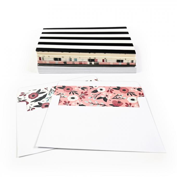 Stampa personalizzata Flora Grazie Cartoline con scatola UV e Offset Stampa film di laminazione 6