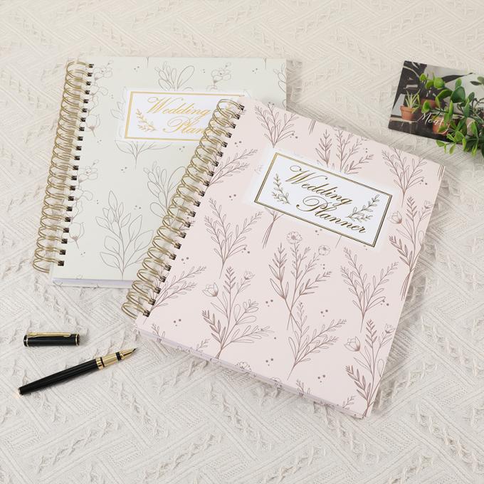 Giornaliere personalizzato in A4 A5 carta a spirale quaderni giornaliere wedding planner per donne 3
