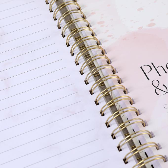 Giornaliere personalizzato in A4 A5 carta a spirale quaderni giornaliere wedding planner per donne 6
