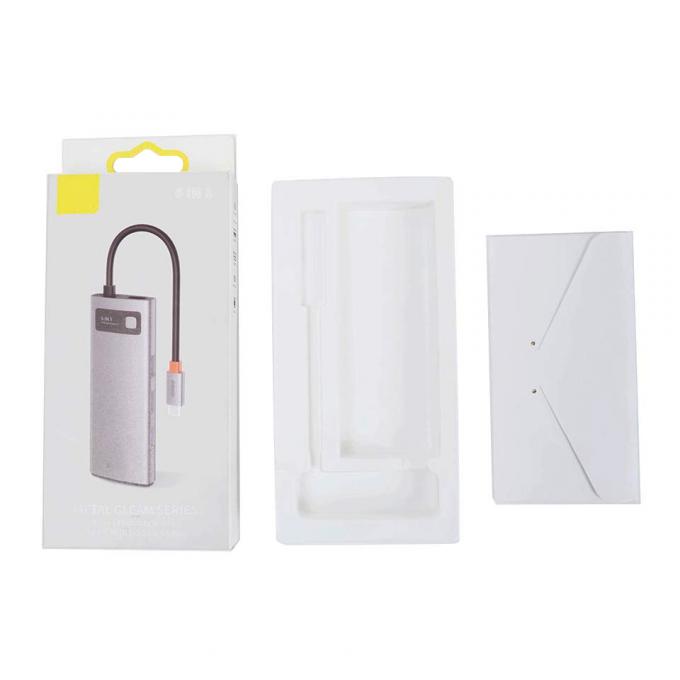 Cable USB stampato su misura Prodotti elettronici Display Imballaggio al dettaglio Scatola di cartone con gancio appeso 8