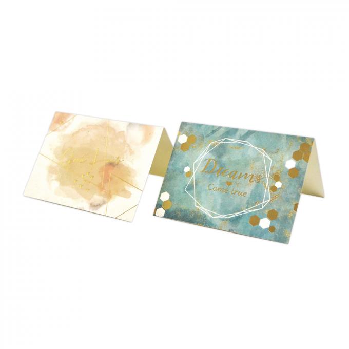 Cartoline di auguri CMYK creative mini colorate di foglio d'oro Cartoline per bambini regalo di compleanno 6