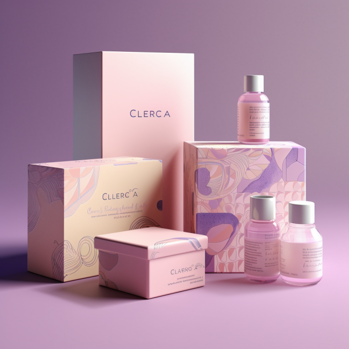 CMYK colore Pantone stampa su misura scatola cosmetica in cartone bianco ecologico 7