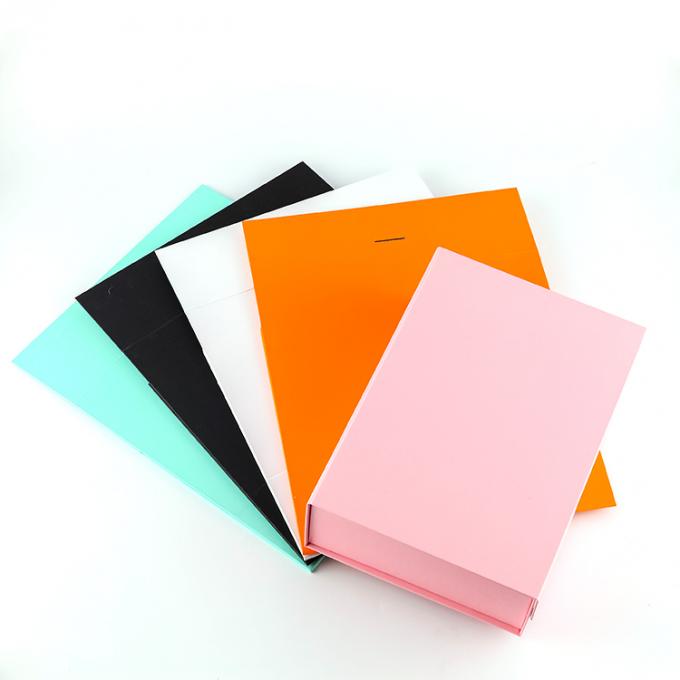 Confezione carta stampata con logo personalizzato Magnete pieghevole Scatola regalo pieghevole con coperchio magnetico 7