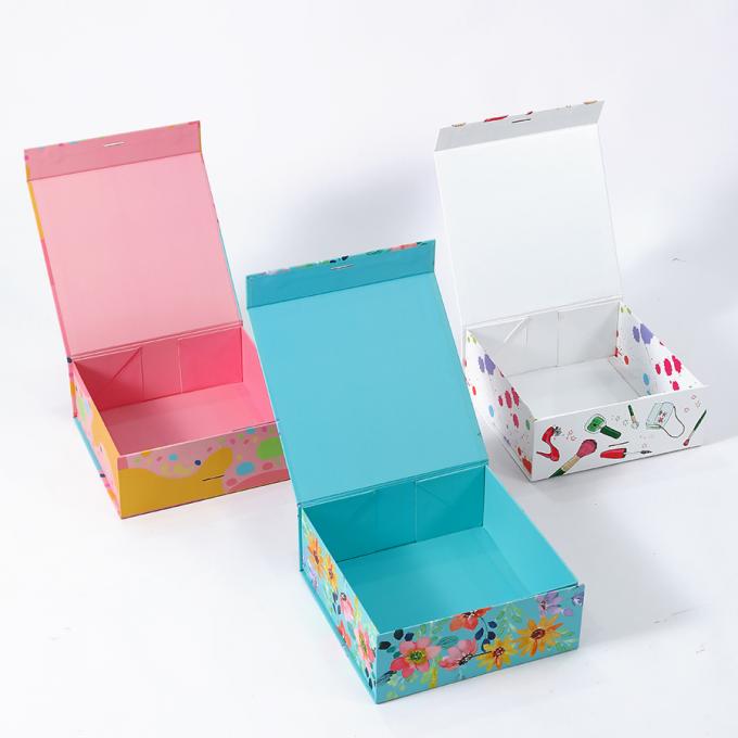 Calzature industriali Abbigliamento di lusso colorato Pieghevole Magnetico Chiusura Gift Packaging Box 6