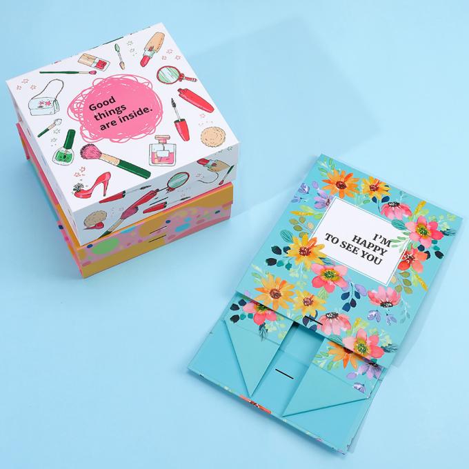 Calzature industriali Abbigliamento di lusso colorato Pieghevole Magnetico Chiusura Gift Packaging Box 9