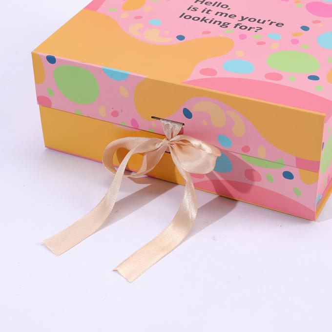 Calzature industriali Abbigliamento di lusso colorato Pieghevole Magnetico Chiusura Gift Packaging Box 7