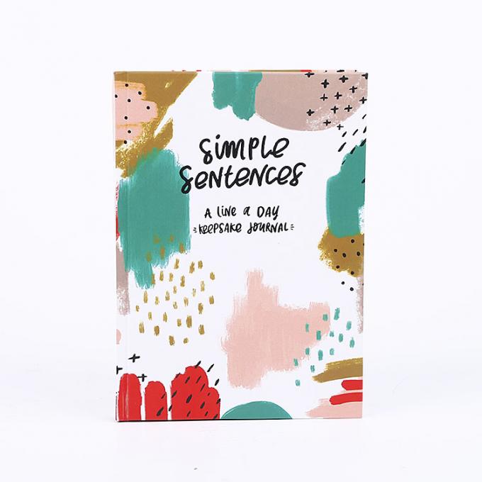 Notebook a copertina rigida laminato A5 Stampa 365 pagine Orario giornaliero Agenda Planner 4
