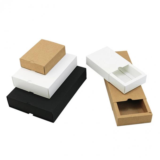 Logo personalizzato imballaggio regalo Kraft nero riciclabile scatola di cartone per matrimonio favore 10