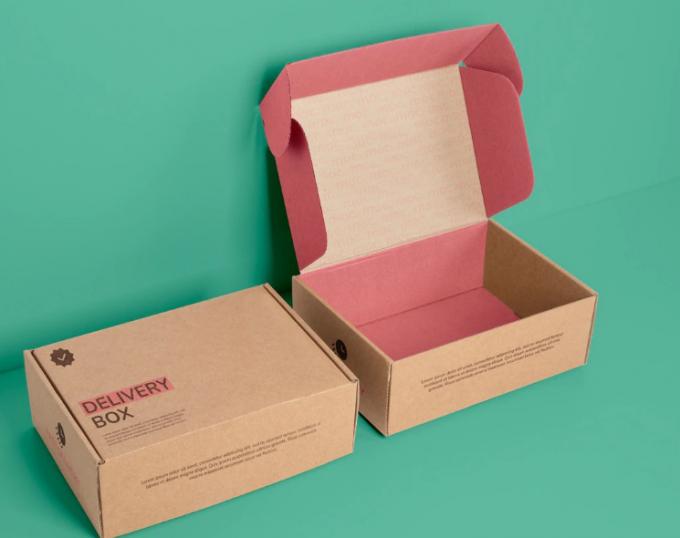 CMYK Stampa carta kraft imballaggio cartone cartone ondulato scatole di spedizione 9