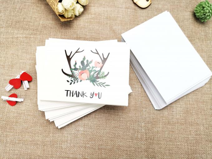 300gm carta rivestita carta stampata personalizzata per le piccole imprese laminazione colore CMYK 4