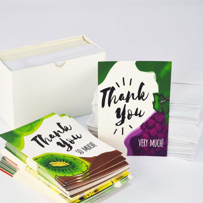 300gm carta rivestita carta stampata personalizzata per le piccole imprese laminazione colore CMYK 6
