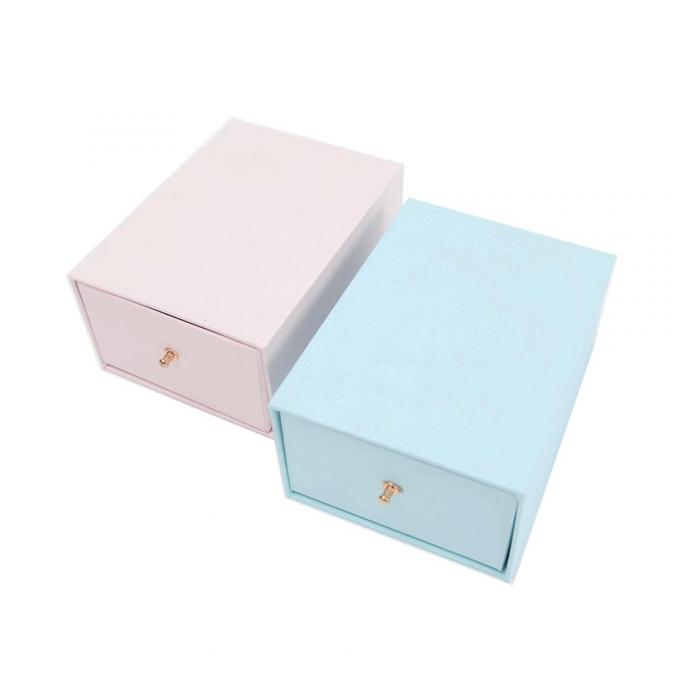 CMYK carta stampata riutilizzabile cartone cassetto scorrevole collana orecchino braccialetto ring box 6