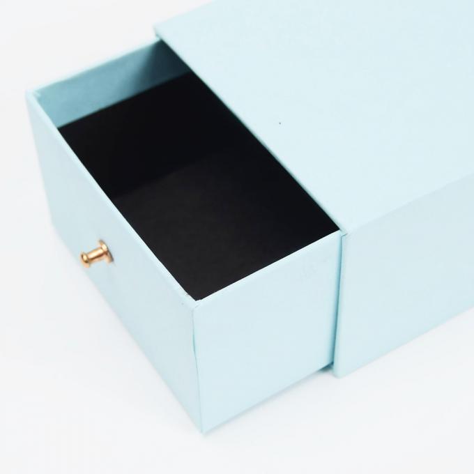 CMYK carta stampata riutilizzabile cartone cassetto scorrevole collana orecchino braccialetto ring box 7