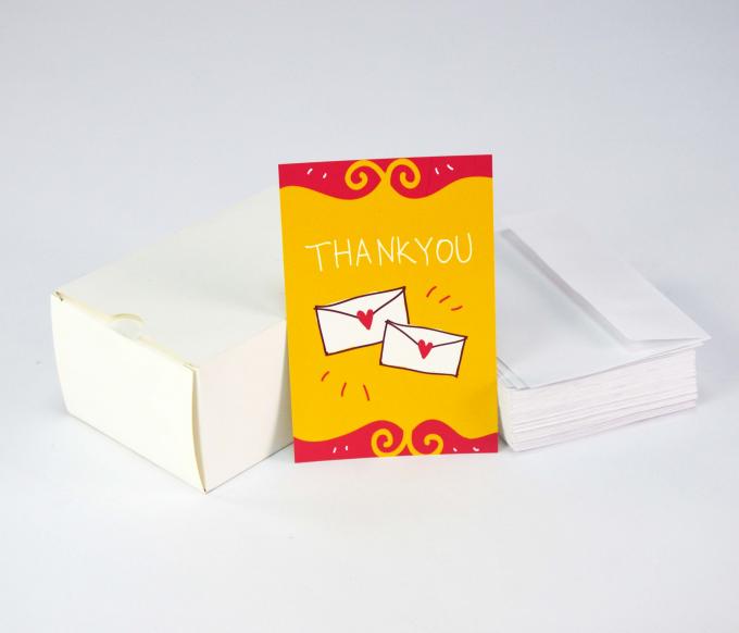 Cartoline di auguri in carta con logo personalizzato 4
