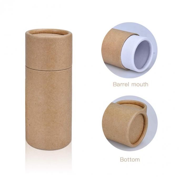 Scatola di imballaggio del tè con logo personalizzato riciclabile Kraft Paper Tube Gift Cylinder Tube Box 9