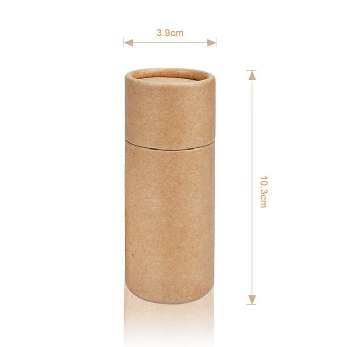 Scatola di imballaggio del tè con logo personalizzato riciclabile Kraft Paper Tube Gift Cylinder Tube Box 10