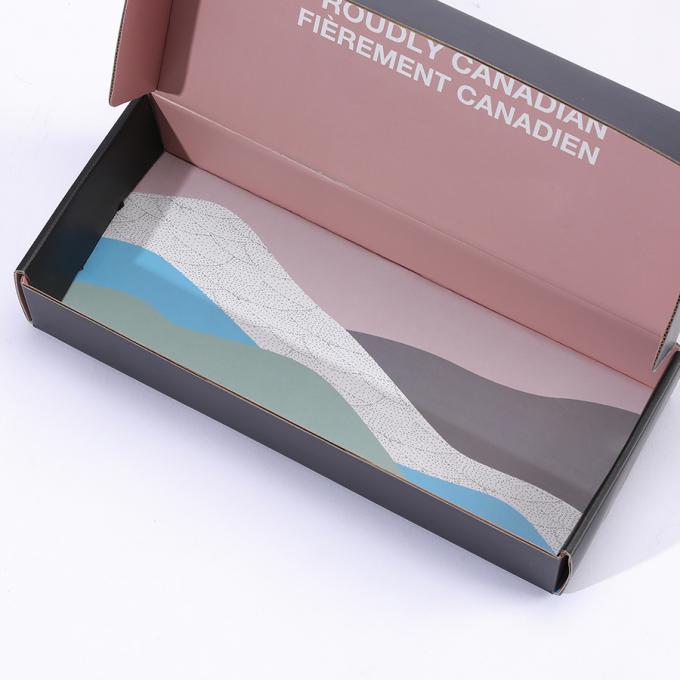 Scatola per estensioni dei capelli per ordini personalizzati CMYK colore Pantone cartone ondulato Scatola di posta elettronica 7