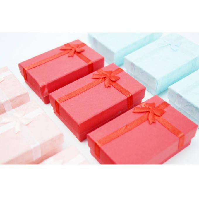 Confezione cartacea per la Festa della Mamma Scatola regalo con bel nastro rosa grande arco con taglio a stampo personalizzato 5