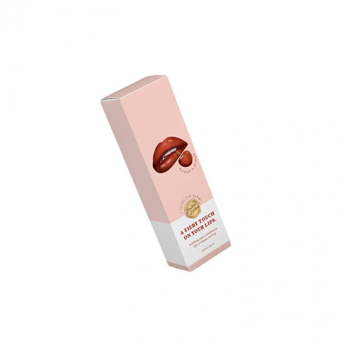Dimensioni personalizzate Accepted Lipstick Lip Gloss Scatola di carta per imballaggi cosmetici ecologici 6