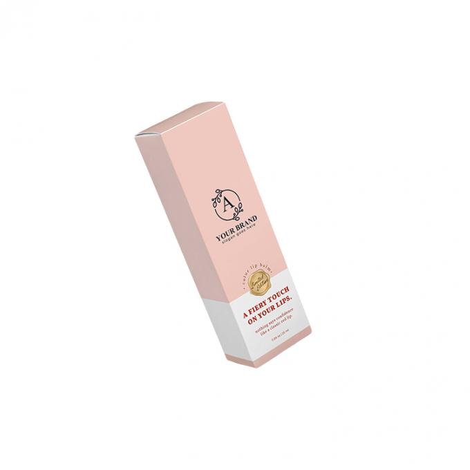Dimensioni personalizzate Accepted Lipstick Lip Gloss Scatola di carta per imballaggi cosmetici ecologici 12
