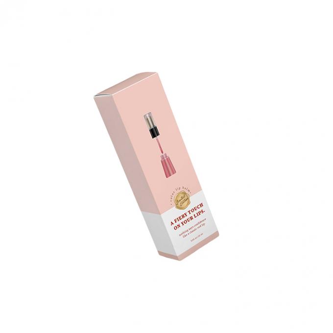 Dimensioni personalizzate Accepted Lipstick Lip Gloss Scatola di carta per imballaggi cosmetici ecologici 11