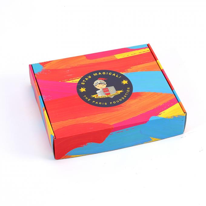 Logo personalizzato Carta Imballaggio per la spedizione Imballaggio a colori Stampa ondulata Scatola per la spedizione 7