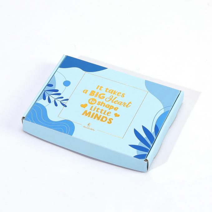 Reciclabile Logo personalizzato Party Regali Scatole di imballaggio Carta ondulata Scatola di spedizione 7