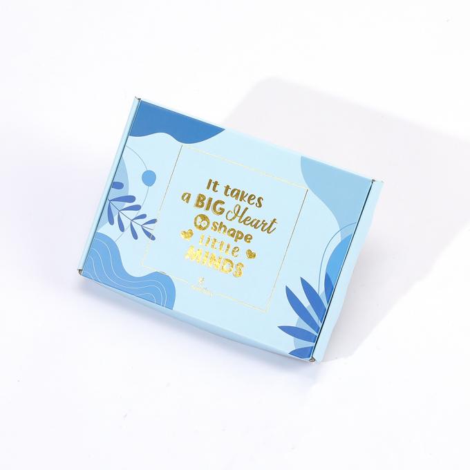 Reciclabile Logo personalizzato Party Regali Scatole di imballaggio Carta ondulata Scatola di spedizione 8
