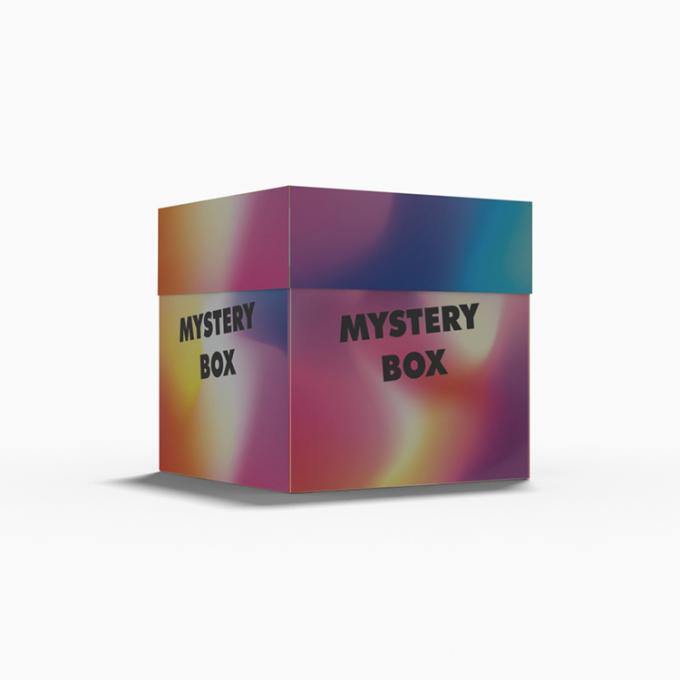 Disegno personalizzato confezionamento elettronica scatole regalo scatola misteriosa scatola sorpresa con rivestimento UV CMYK 2