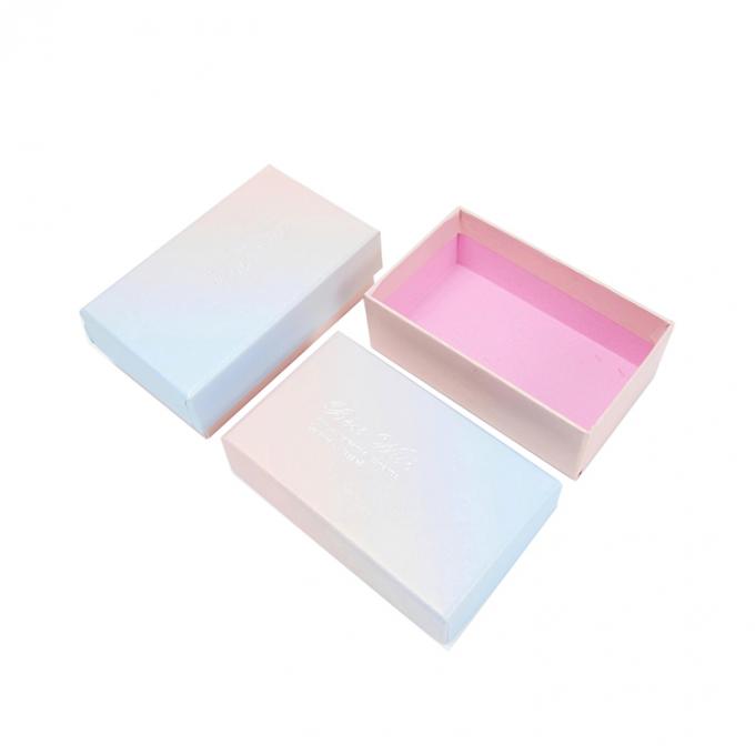 Cartone rosa personalizzato Caramelle cosmetici trucco Gioielli carta regalo confezionamento scatole con logo 2