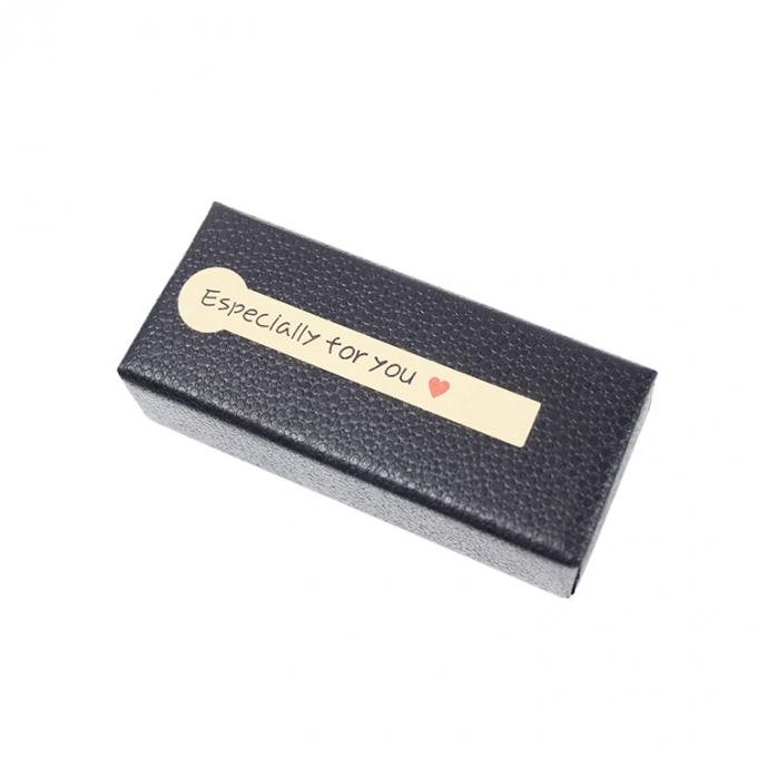 Scatole auto-eleganti Custom Luxury Black Hard Paper Necklace Packaging Gioielli Perfume Scatola di carta con coperchio 4
