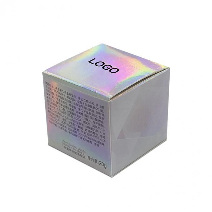 Carta vuota non tossica per la cura della pelle Crema per il viso Scatola di imballaggio CMYK Stampa a colori Pantone 7