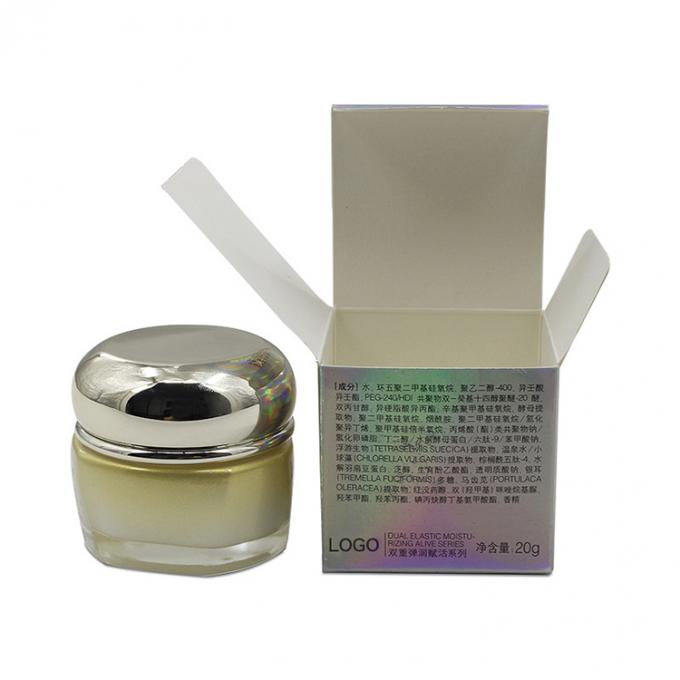 Carta vuota non tossica per la cura della pelle Crema per il viso Scatola di imballaggio CMYK Stampa a colori Pantone 8