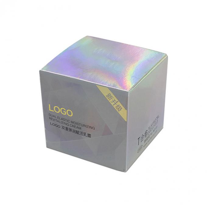 Carta vuota non tossica per la cura della pelle Crema per il viso Scatola di imballaggio CMYK Stampa a colori Pantone 10
