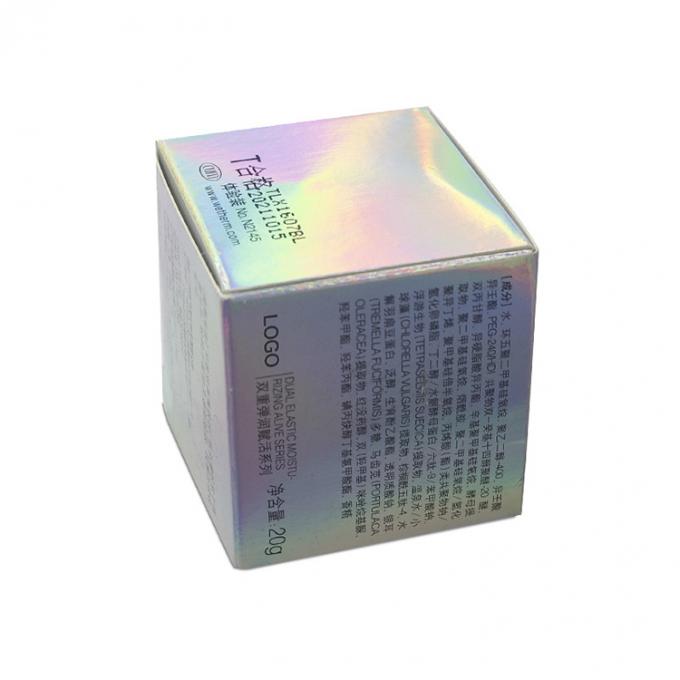 Carta vuota non tossica per la cura della pelle Crema per il viso Scatola di imballaggio CMYK Stampa a colori Pantone 9