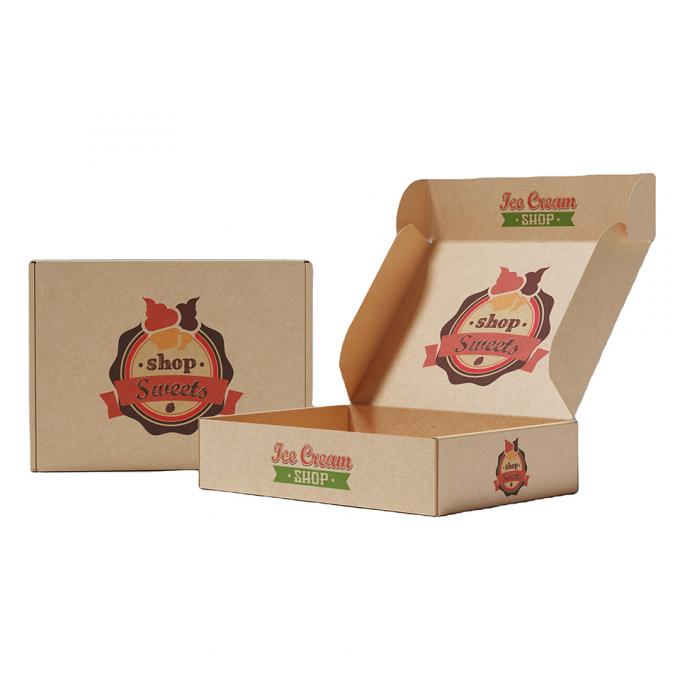 Scatola di imballaggio alimentare Scatola di carta quadrata con disegno personalizzato e materiali ecologici 6