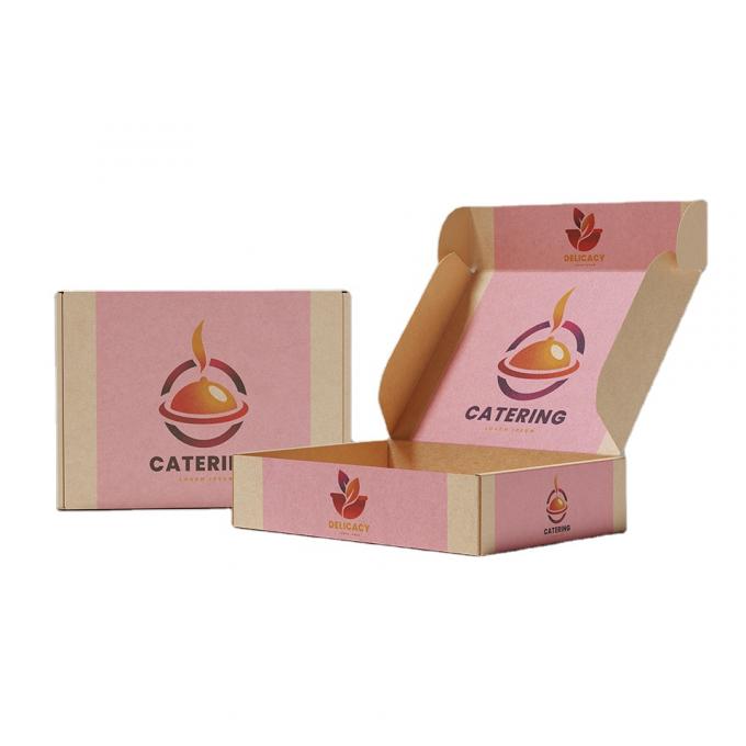 Scatola di imballaggio alimentare Scatola di carta quadrata con disegno personalizzato e materiali ecologici 8
