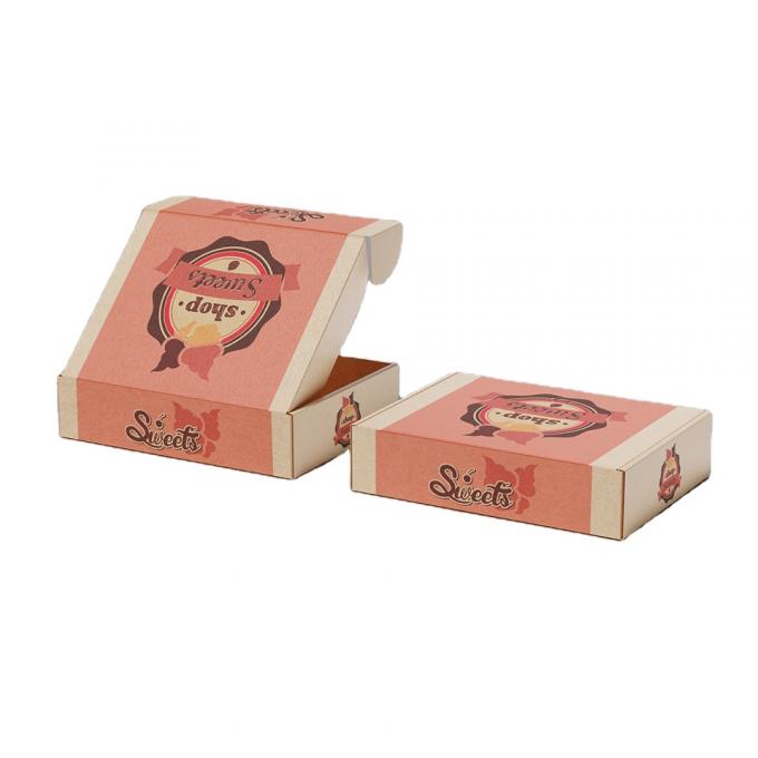 Scatola di imballaggio alimentare Scatola di carta quadrata con disegno personalizzato e materiali ecologici 10