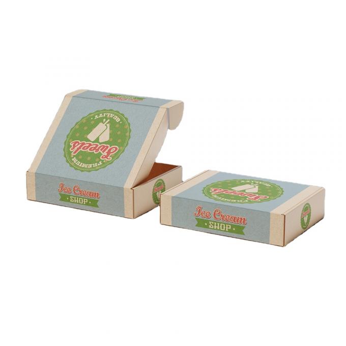 Scatola di imballaggio alimentare Scatola di carta quadrata con disegno personalizzato e materiali ecologici 9
