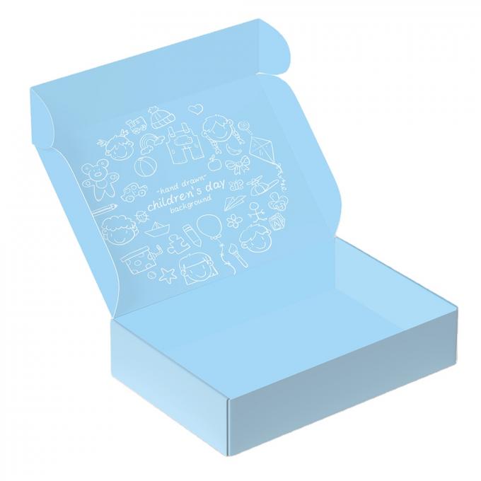 Logo personalizzato Intimo in cartone Indumenti di abbigliamento Mailer Cartoncino per scatole di posta cosmetica 6