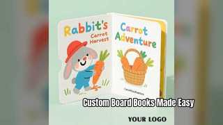 Servizio di stampa di libri cartonati personalizzati per bambini