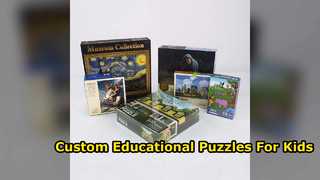 Puzzle per bambini personalizzati Giocattoli educativi per l'apprendimento