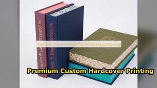 Servizi di produzione di libri con copertina rigida personalizzati premium