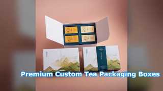 Scatole personalizzate per l'imballaggio del tè Design premium per il tuo marchio